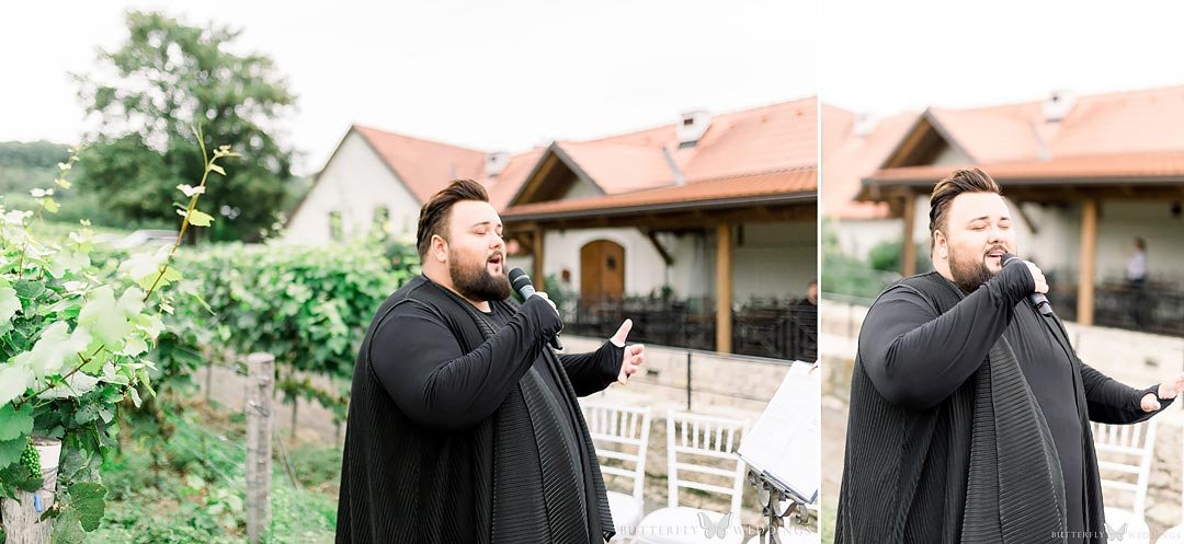 zpěvák Jacques Houdek, svatba v Praze, svatba ve vinařství Salabka