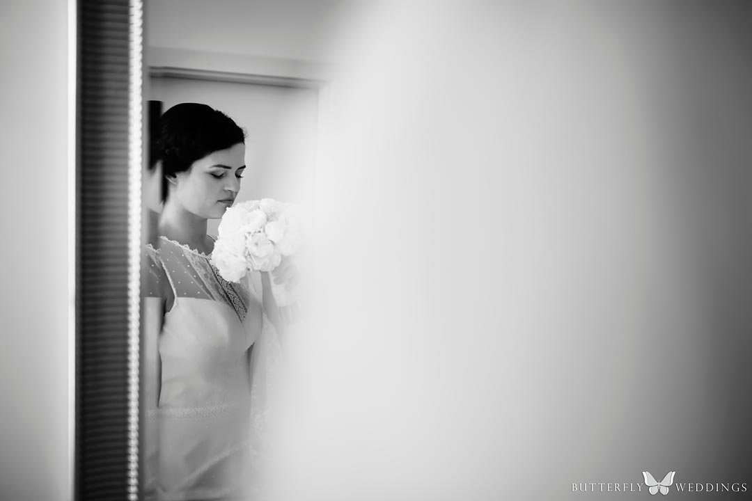 Portrétní fotografie nevěsty