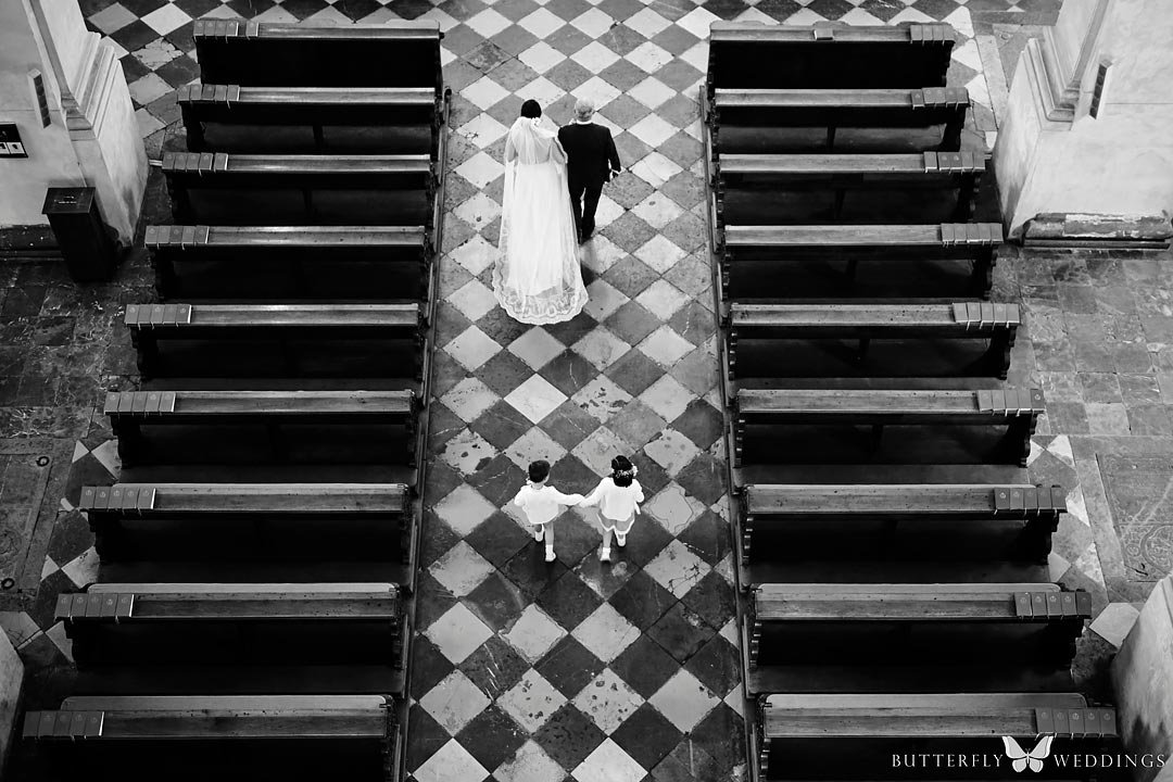 Svatba v kostele v Praze