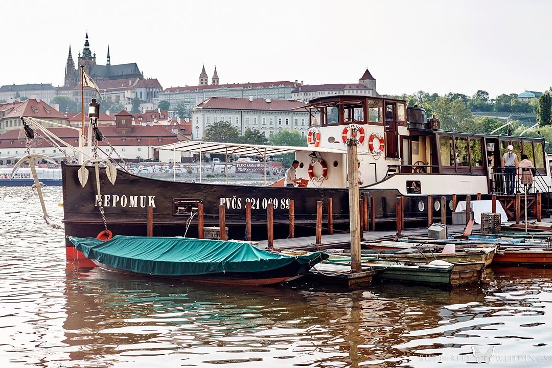 Projížďka na lodi svatba Praha