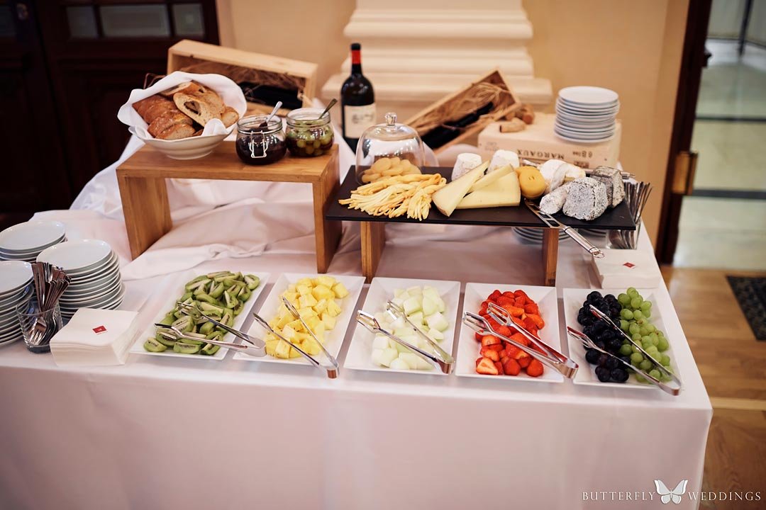 Občerstvení na svatbě