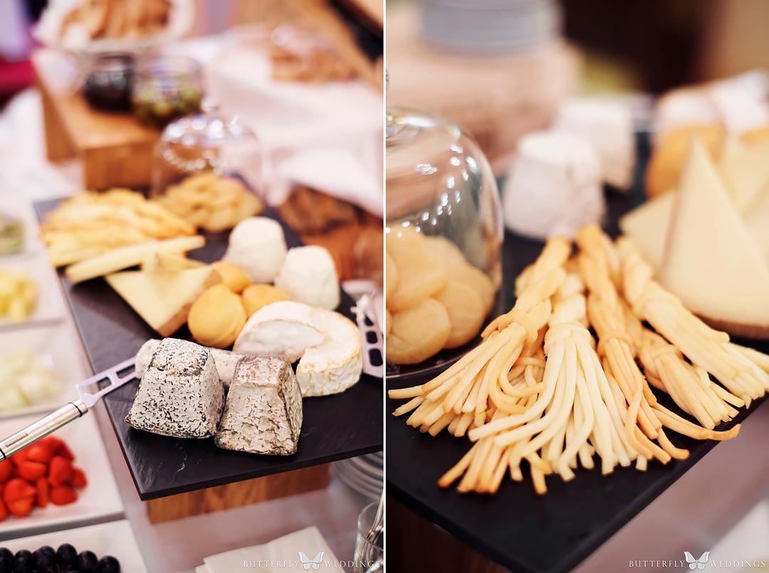 Late snack na svatební hostině