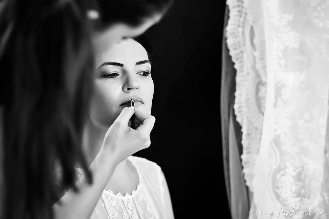 Bridal hair and make-up