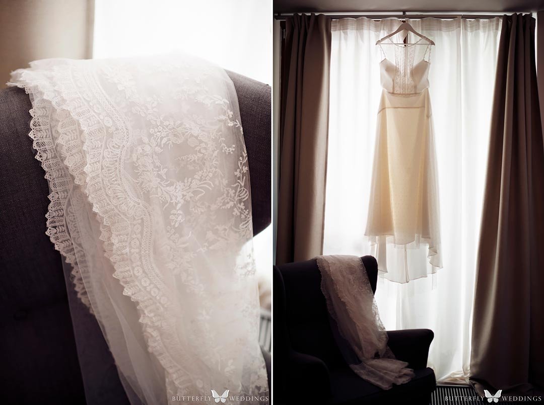 Bridal wedding dress