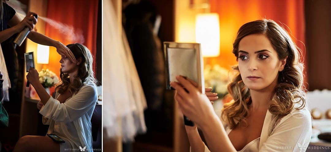 Bridal hair and make-up