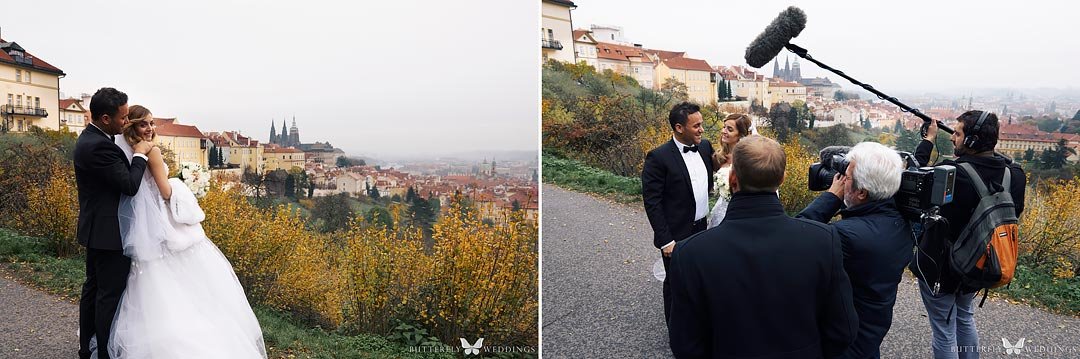 Wedding photos in Prague, wedding planning of destination wedding in Prague