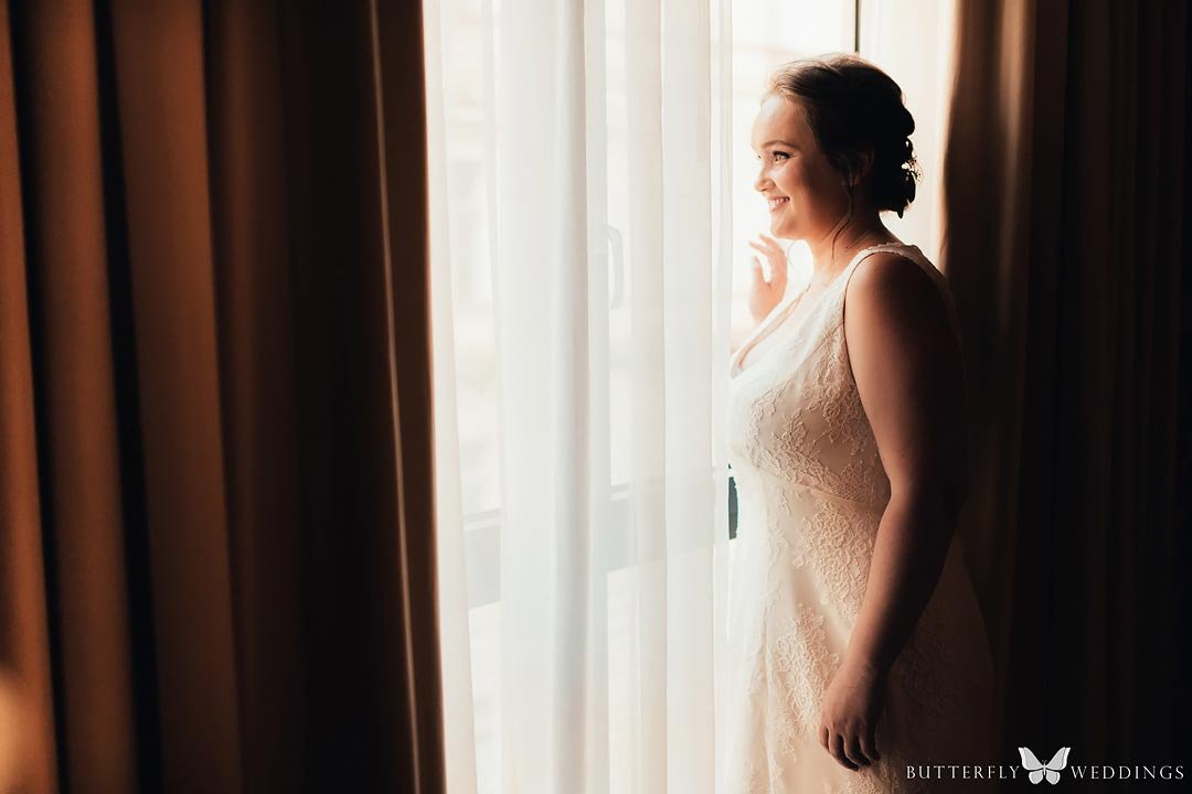 Bride to be destination wedding in Prague