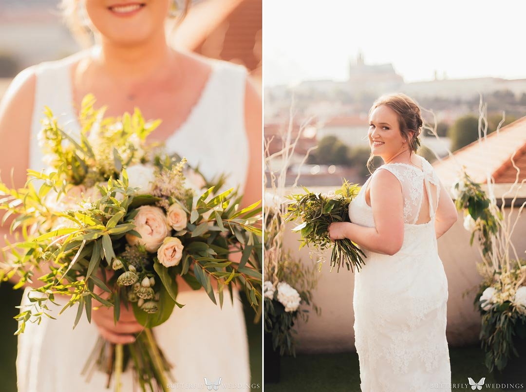 Wedding flowers and wedding decorations, wedding in Four Seasons in Prague