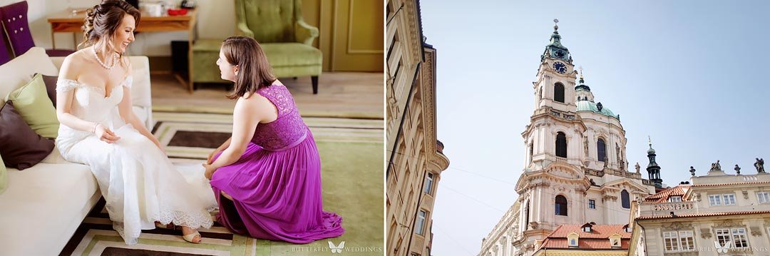 Zahraniční svatba v centru Prahy