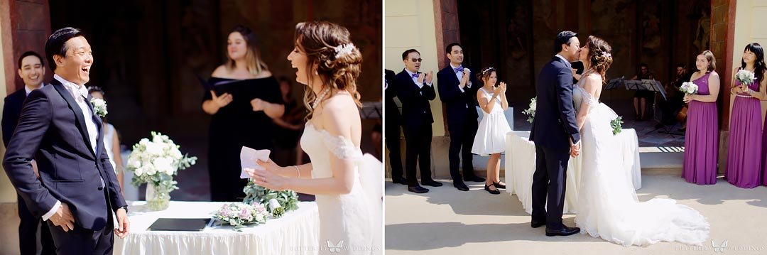 Svatba ve Vrtbovského zahradě