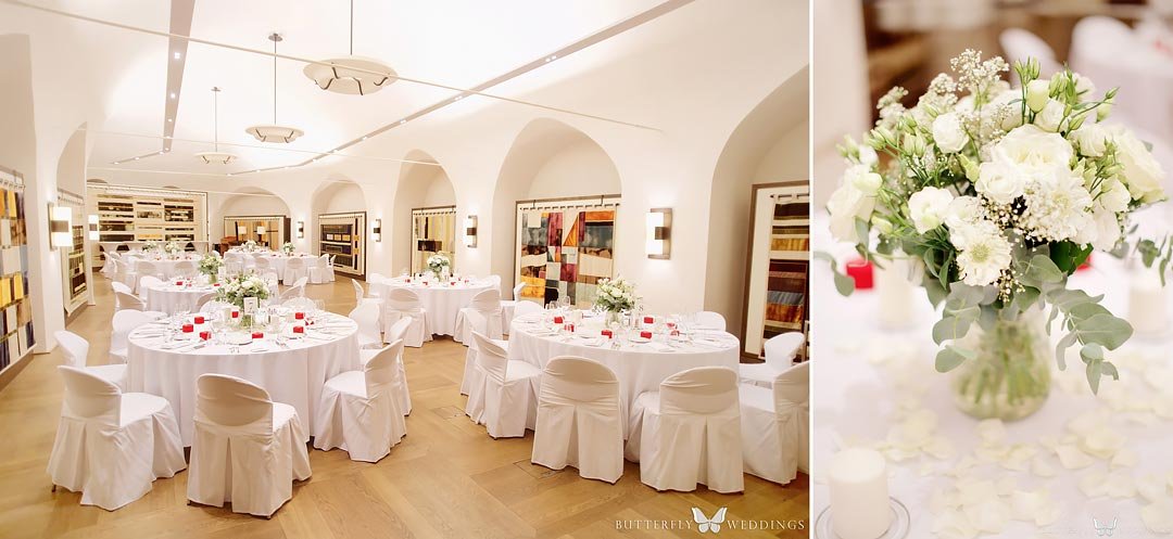 Svatební hostiny v hotelu Augustine v Praze