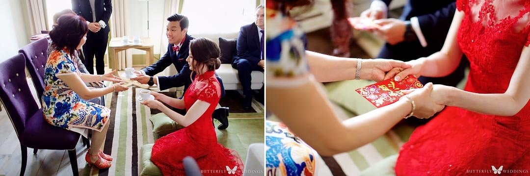 Chinese tea ceremony, destination wedding in Prague