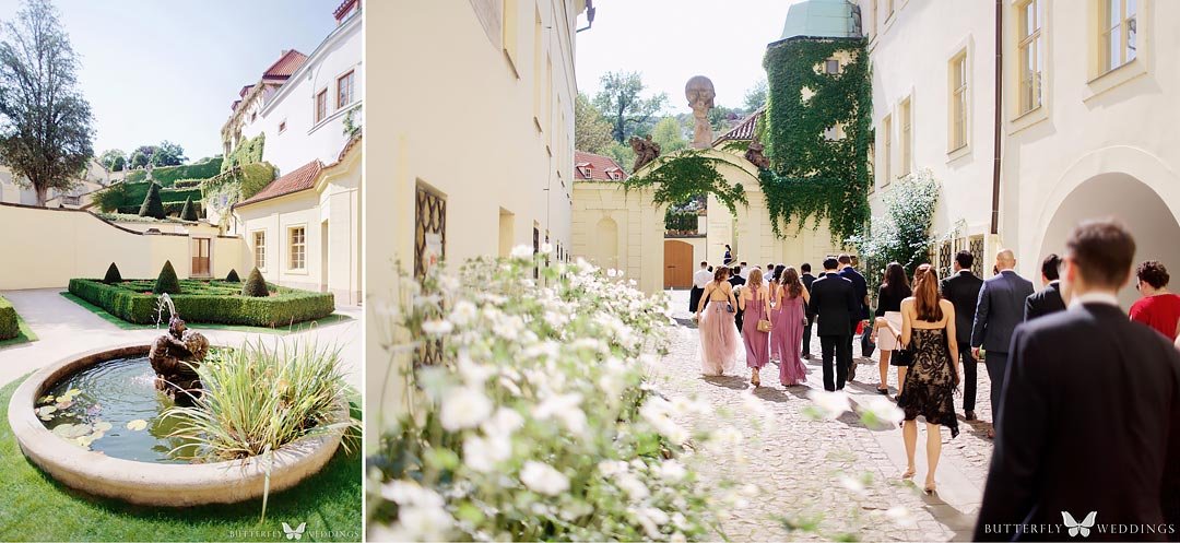Wedding at Vrtba garden in Prague, Czech Republic
