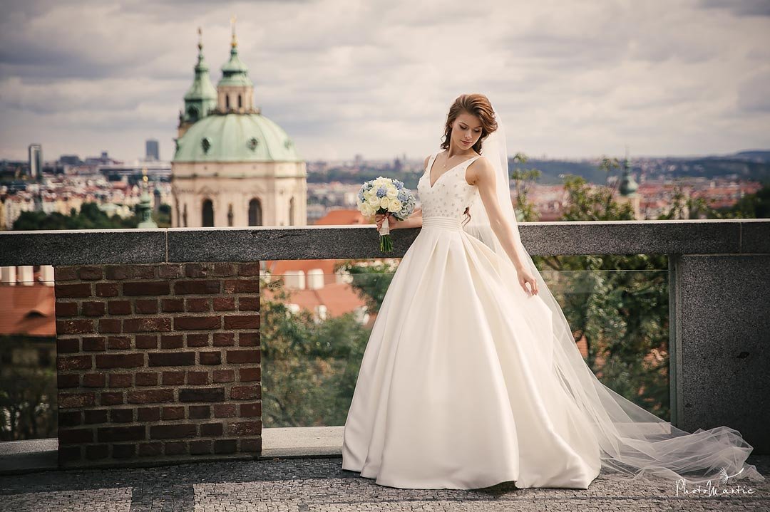 Nevěsta svatební fotky Praha