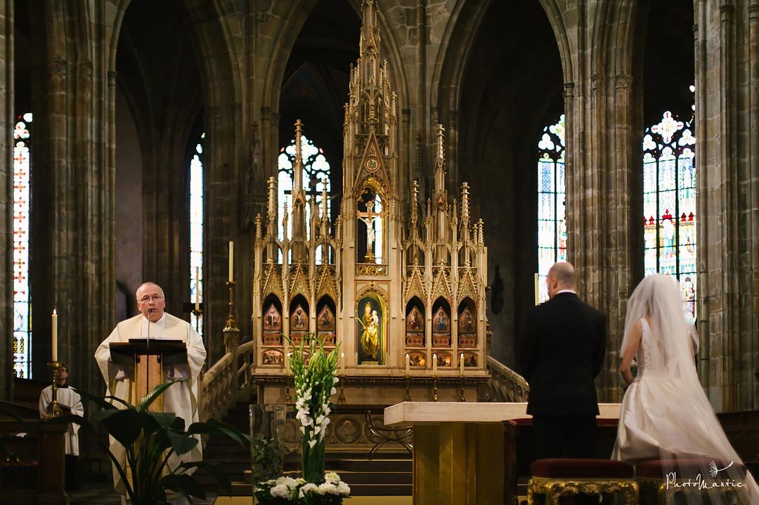 Svatba v chrámu sv. Víta