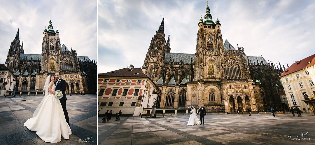 Svatební fotky z Pražského hradu