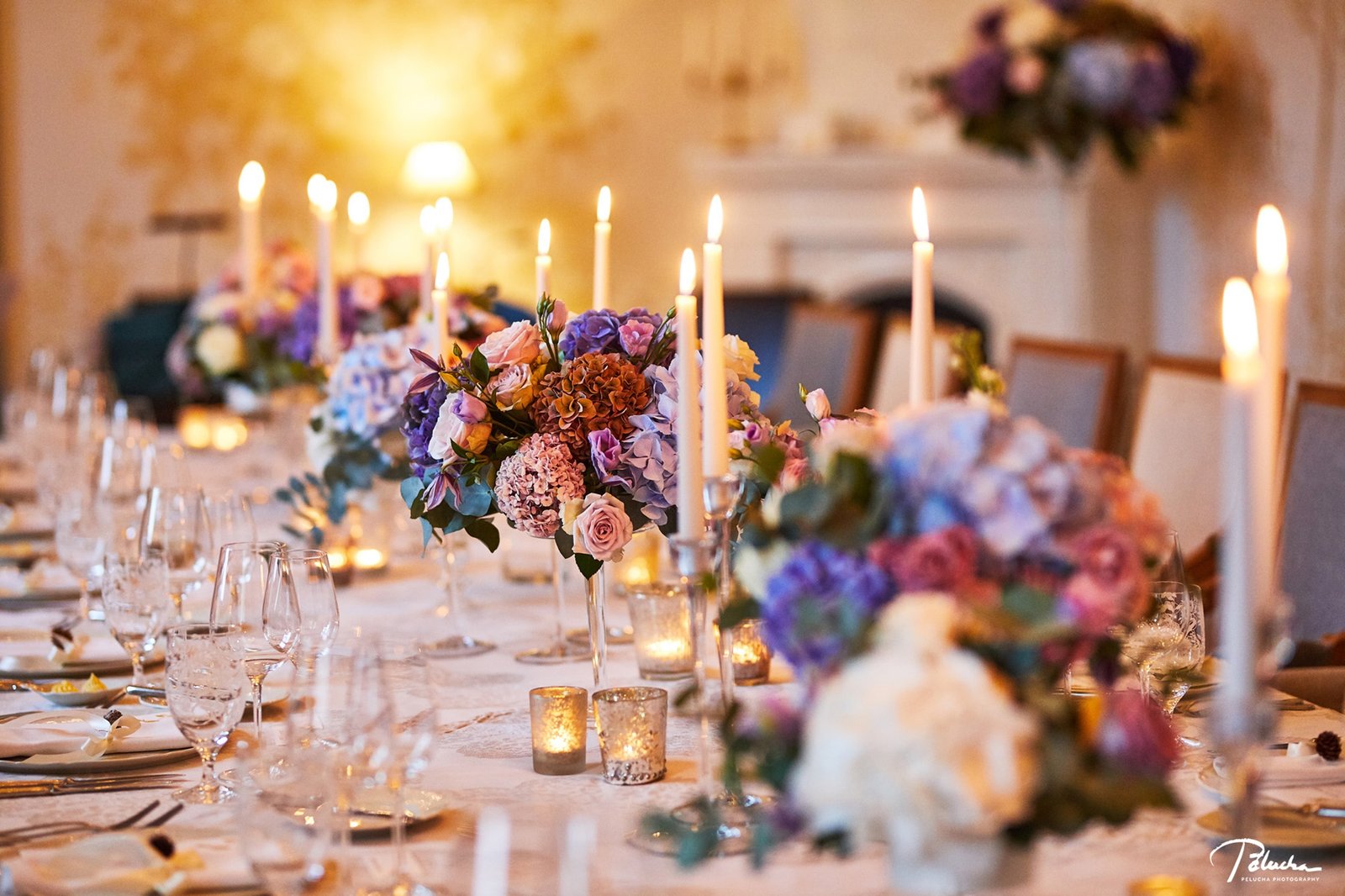 Svatební hostina Chateau Mcely