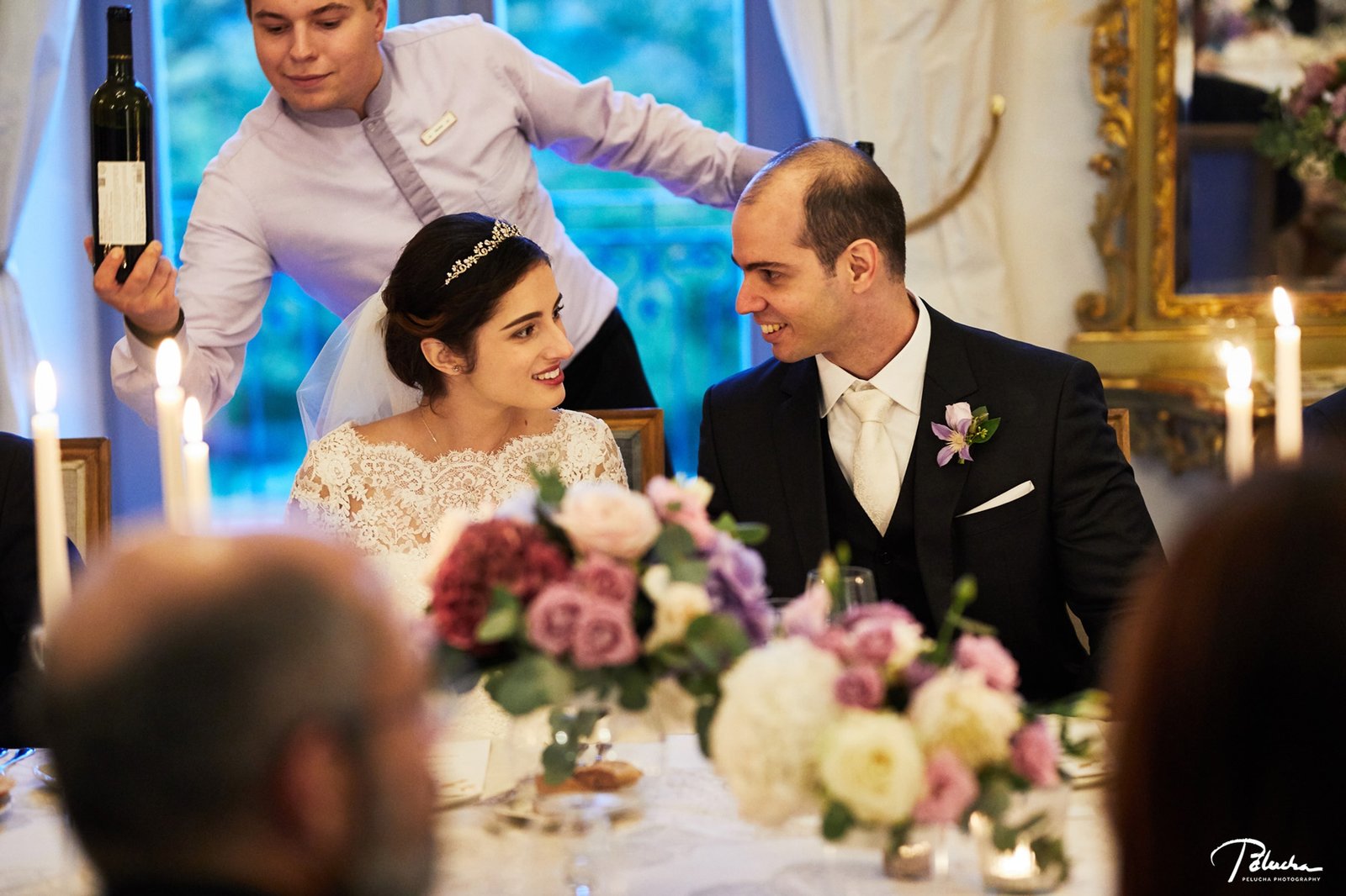 wedding reception at chateua mcely