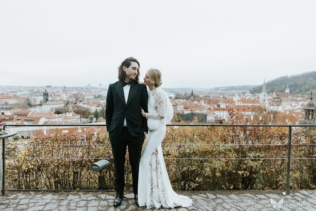 Wedding in Prague in Autumn, November