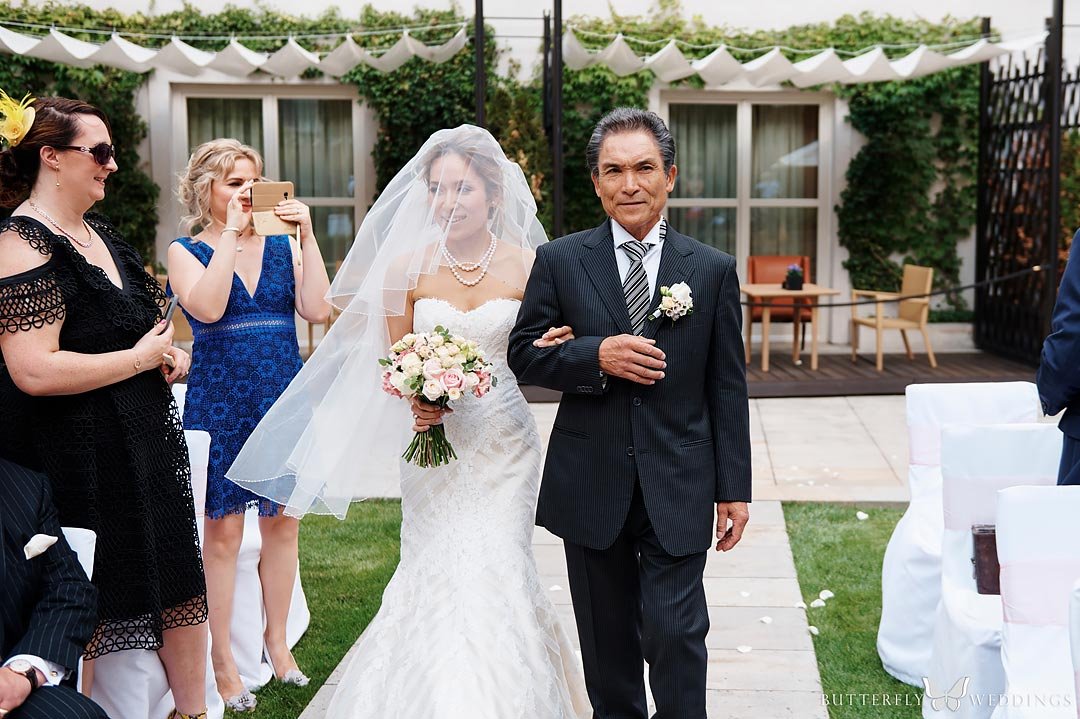 svatební obřad hotel Mandarin Oriental v Praze