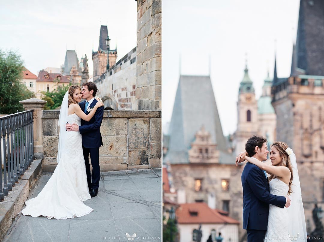 zahraniční svatba v Praze fotky z centra Prahy