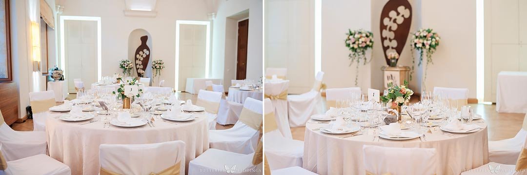 svatební hostina v hotelu Mandarin Oriental v Praze