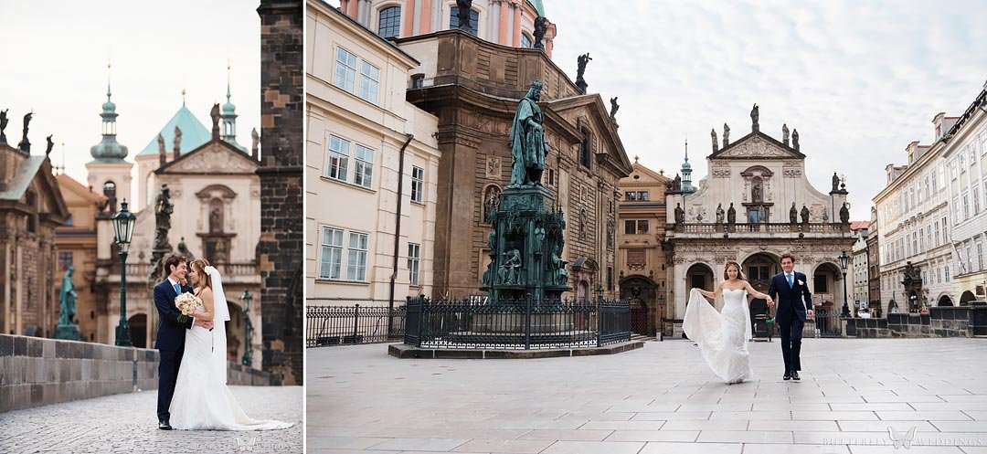 Destination wedding in Prague couple wedding photos