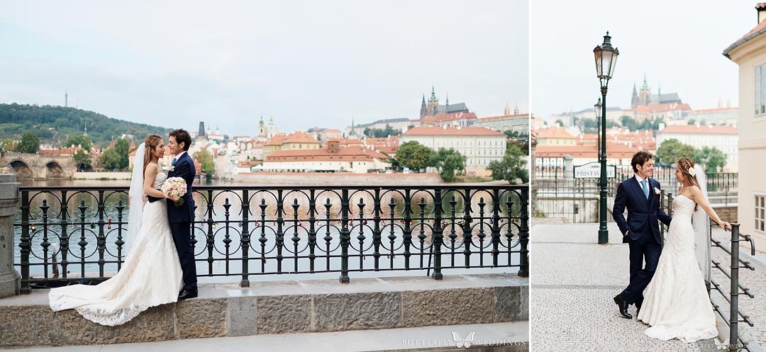 Destination wedding in Prague couple wedding photos