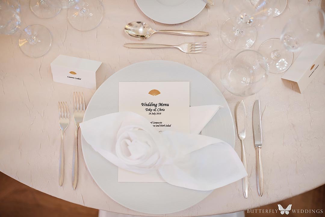 wedding reception in Mandarin Oriental in Prague