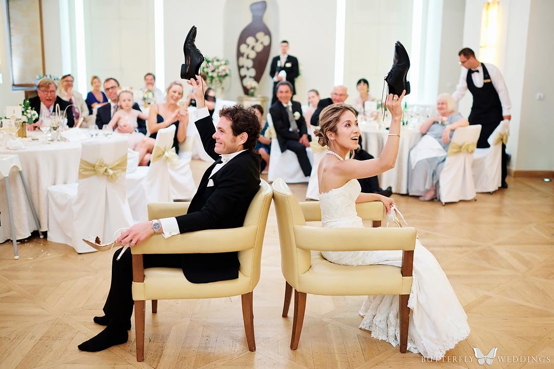 wedding games destination wedding in Mandarin Oriental in Prague