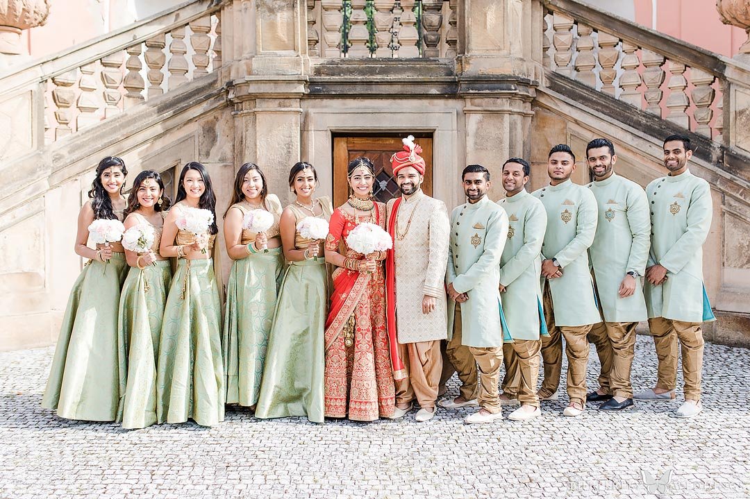 destination wedding in Prague in Troja Chateau