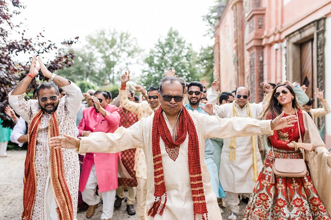 baraat party groom celebration wedding indian in prague