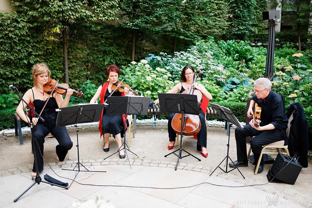 wedding quartet, wedding ceremony
