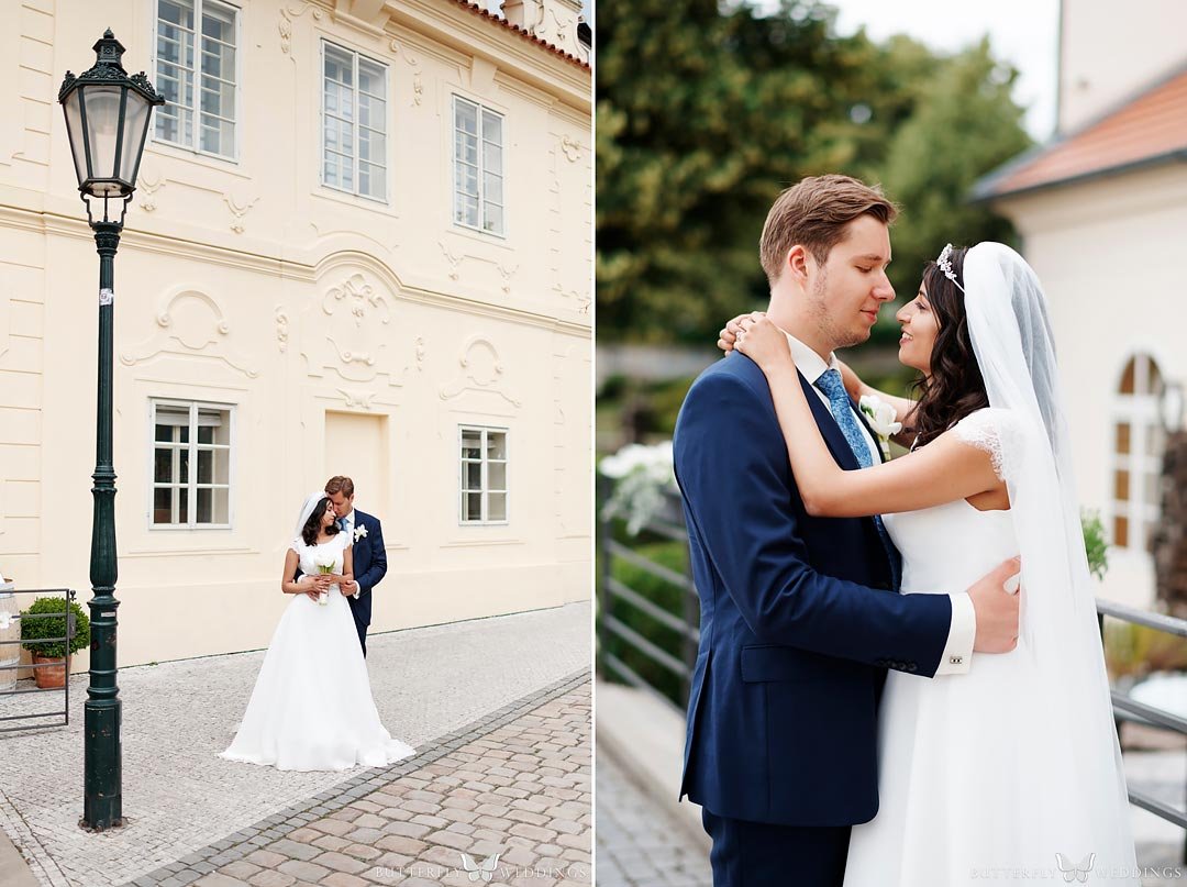 couple wedding photos in Prague, wedding photos in Czechia