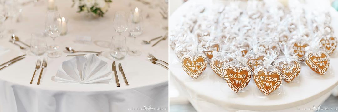 original wedding favours, wedding reception in Prague